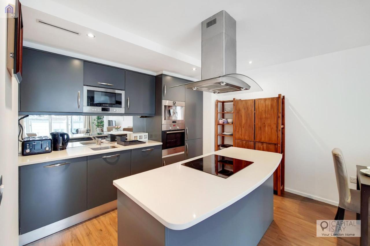 Fully Serviced Two Bed Apartment By Excel & O2 London Ngoại thất bức ảnh