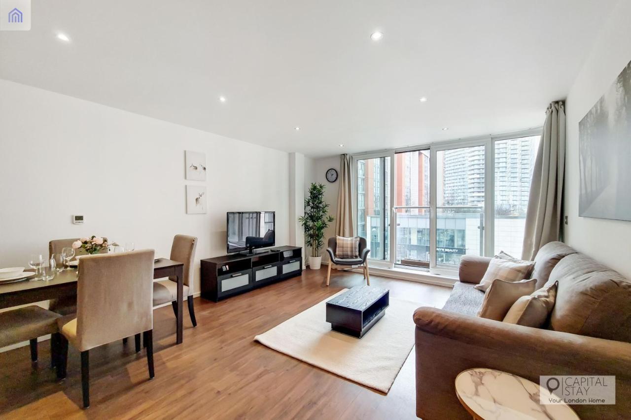 Fully Serviced Two Bed Apartment By Excel & O2 London Ngoại thất bức ảnh